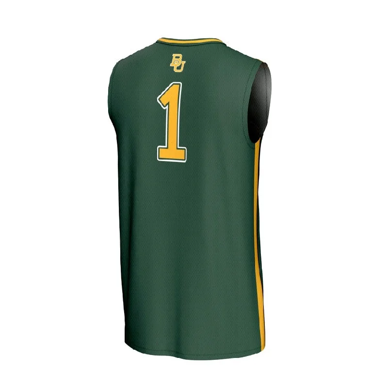 #1 B.Bears GameDay Greats Unisex Lightweight Collegiate Basketball Fashion Jersey - Green Stitched American College Jerseys