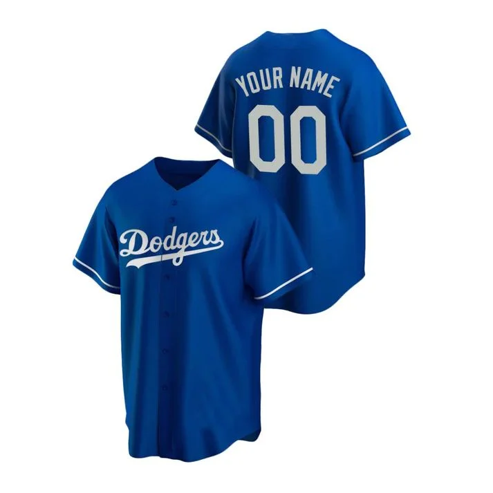 Baseball Jerseys Custom Los Angeles Dodgers Royal Jerseys Stitched Men Youth And Women For Birthday Gift