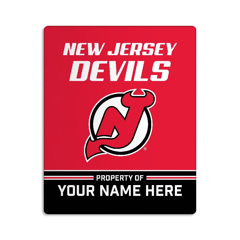 Custom New Jersey Devils "Property of" Door Sign - 8"x10"