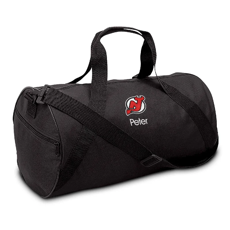 Personalized New Jersey Devils Duffel Bag