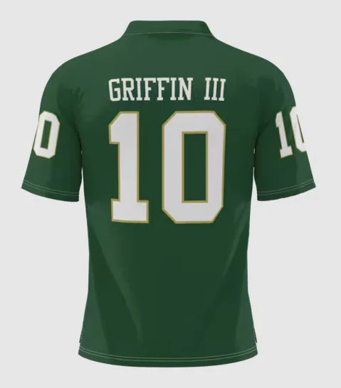 B.Bears GameDay #10 Robert Griffin III Greats Heisman Football Jersey - Green Stitched American College Jerseys