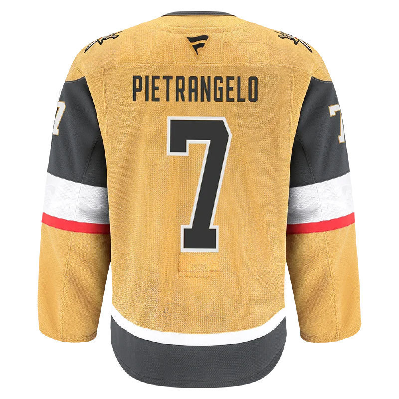 Vegas Golden Knights Fanatics Authentic Pro Alex Pietrangelo Jersey