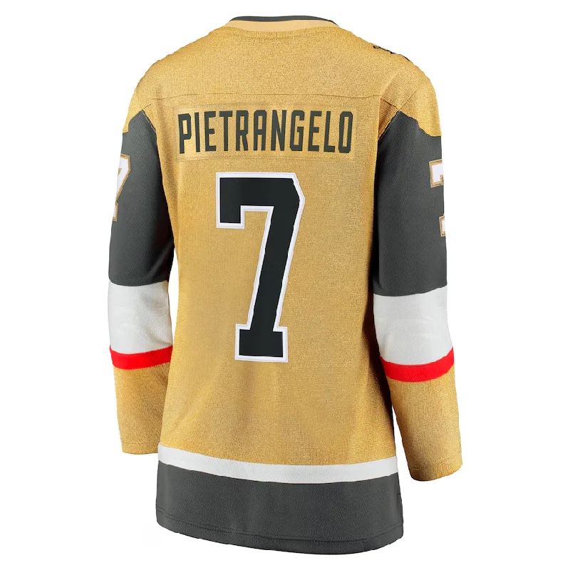 Vegas Golden Knights Fanatics Breakaway Women's Alex Pietrangelo Home Jersey