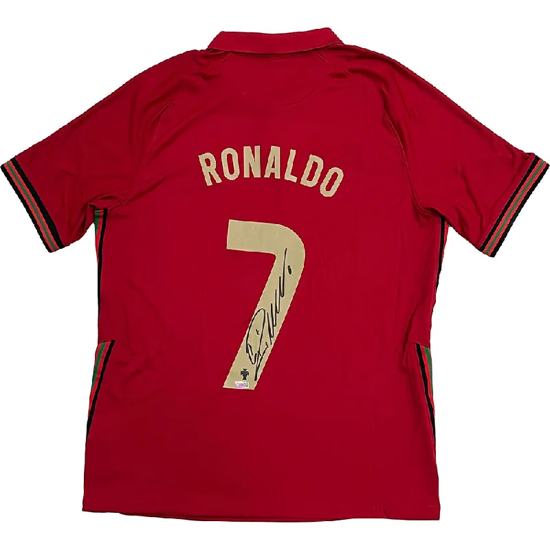 Cristiano Ronaldo Autographed Portugal Nike 2020 Red Jersey