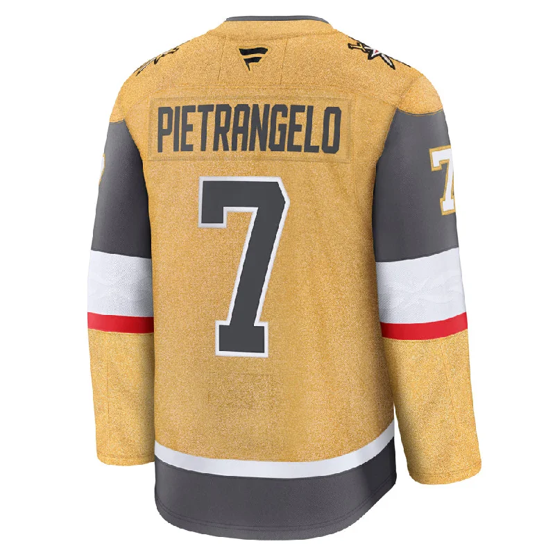 Vegas Golden Knights Fanatics Premium Stitched Alex Pietrangelo Jersey