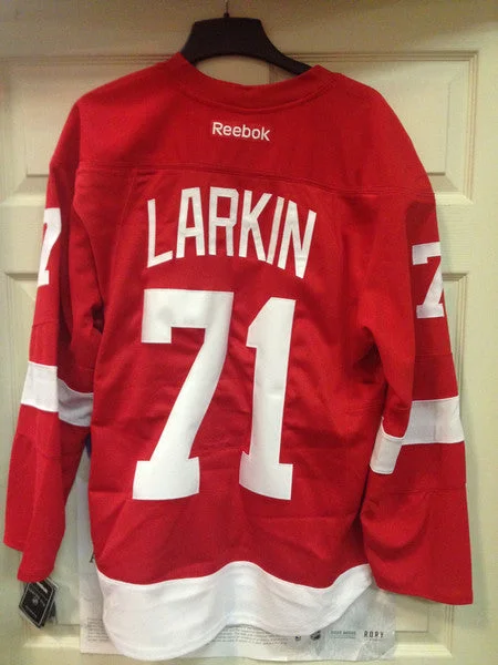 Larkin Detroit Red Wings Home Jersey On Ice EDGE Authentic