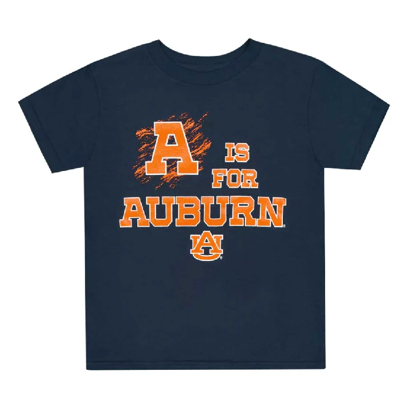 Kids' (Toddler) A Is For Auburn Tigers Short Sleeve T-Shirt (K4TWF7L92)