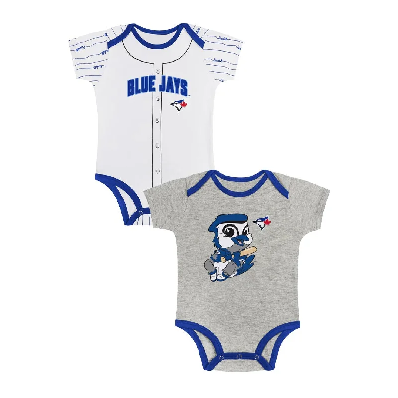 MLB - Kids' (Infant) Toronto Blue Jays Play Ball 2 Piece Creeper Set (HK3I1SC3X TBJ)