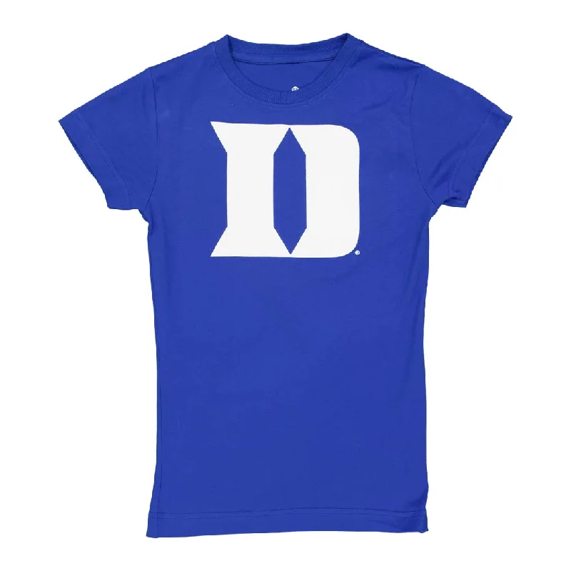 Kids' (Junior) Duke Blue Devils Logo Short Sleeve T-Shirt (K27TRBMK51)