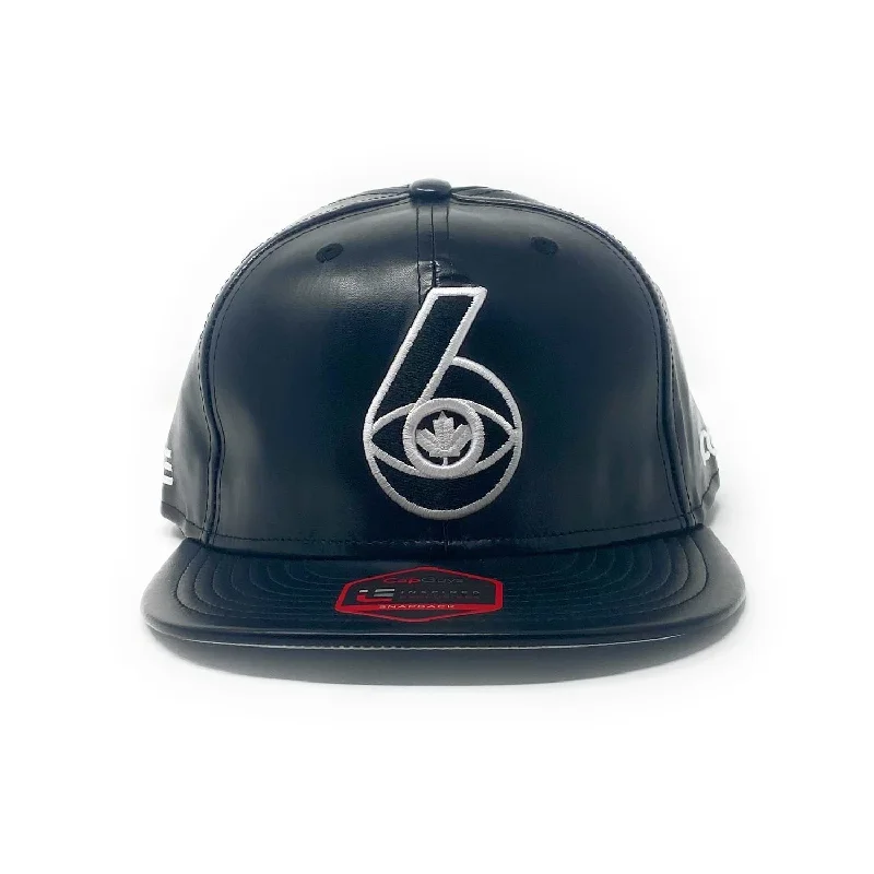 6 Visions - The Cap Guys TCG / Inspired Exclusives PU Black/White Snapback Cap