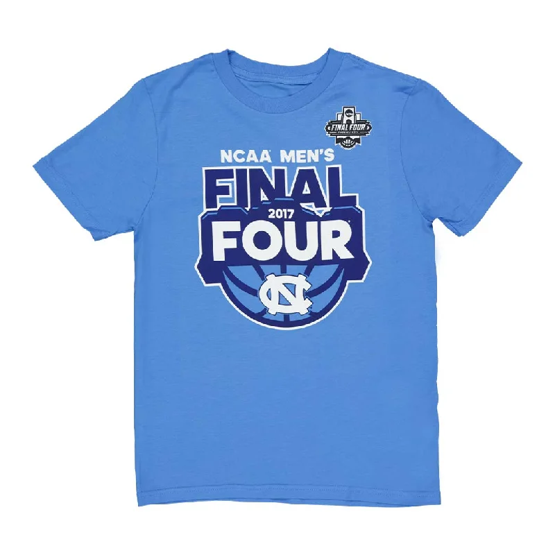 Kids' (Junior) University of North Carolina Final Four 2017 Short Sleeve T-Shirt (KUNCFF17TEE)