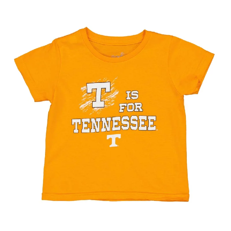 Kids' (Toddler) T Is For Tennessee Short Sleeve T-Shirt (TODDTENNTEE-ORG)