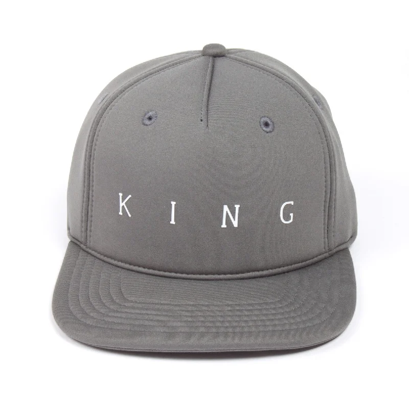 King Apparel Plaistow Grey Stone Snapback Hat