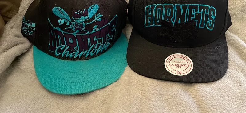 (2) Two Charlotte Hornets Hats