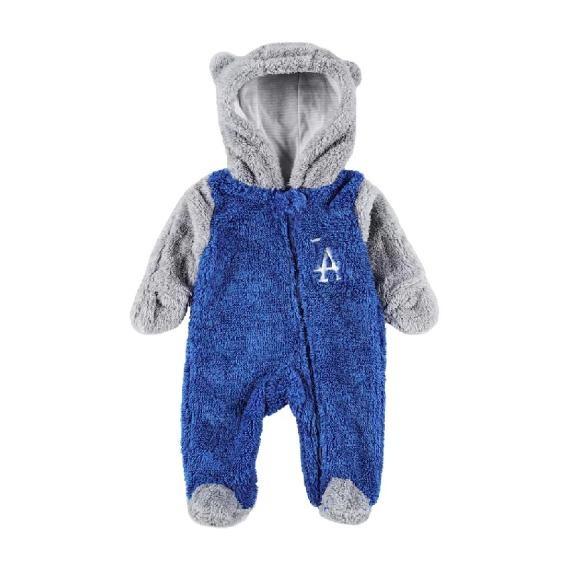 MLB - Kids' (Infant) Los Angeles Dodgers Game Nap Teddy Fleece Full Zip Sleeper (HK3N1FE7F LAD)