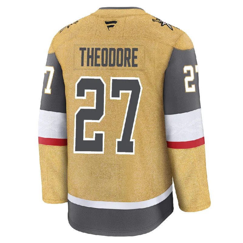 Vegas Golden Knights Fanatics Premium Pressed Shea Theodore Jersey