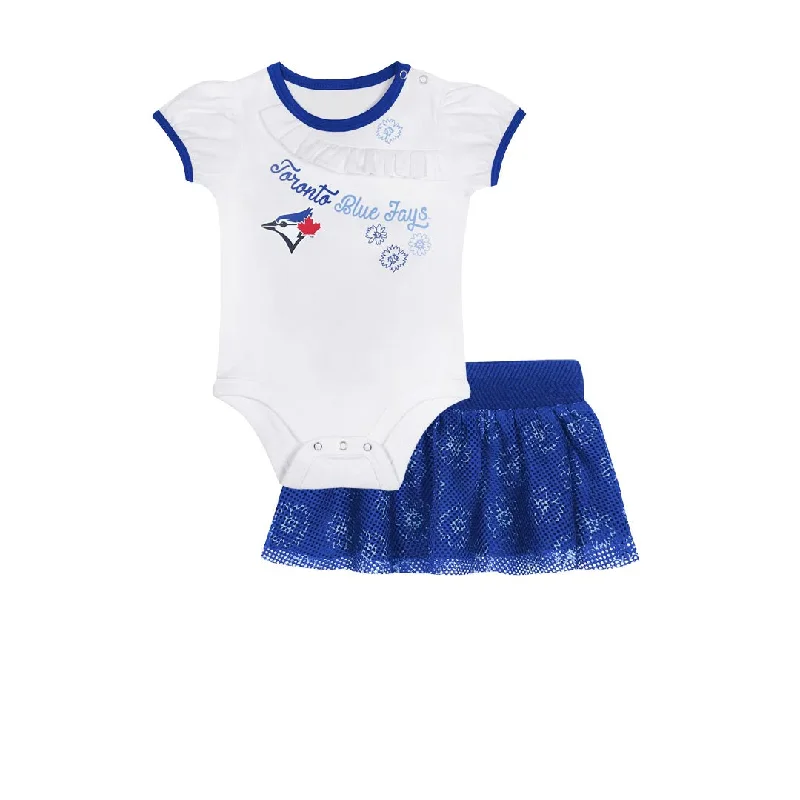 MLB - Girls' (Infant) Toronto Blue Jays Sweet Creeper & Skirt Set (HK3I1SC4E TBJ)