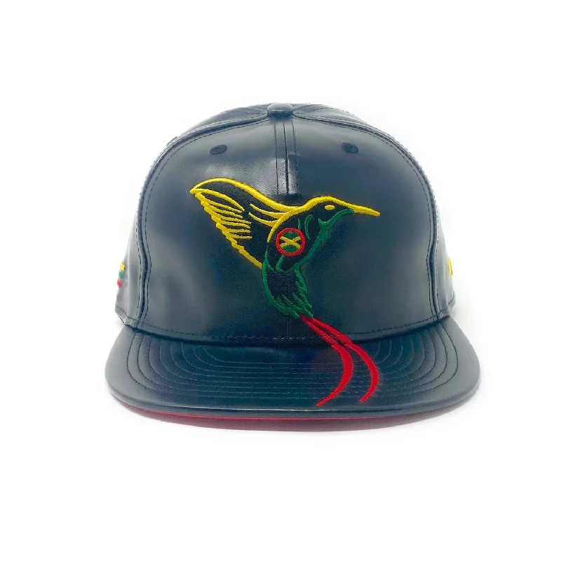 The Doctor Bird - Jamaica - The Cap Guys TCG / Inspired Exclusives PU Rasta Edition Strapback