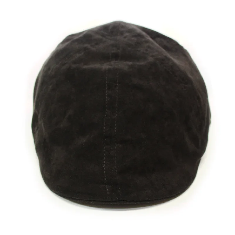 U.S. Polo Assn. - Black Ivy Suede Flat Cap