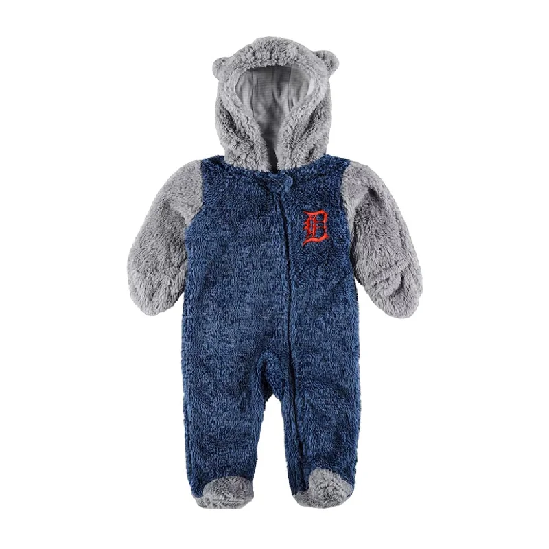 MLB - Kids' (Infant) Detroit Tigers Game Nap Teddy Fleece Full Zip Sleeper (HK3N1FE7F DET)