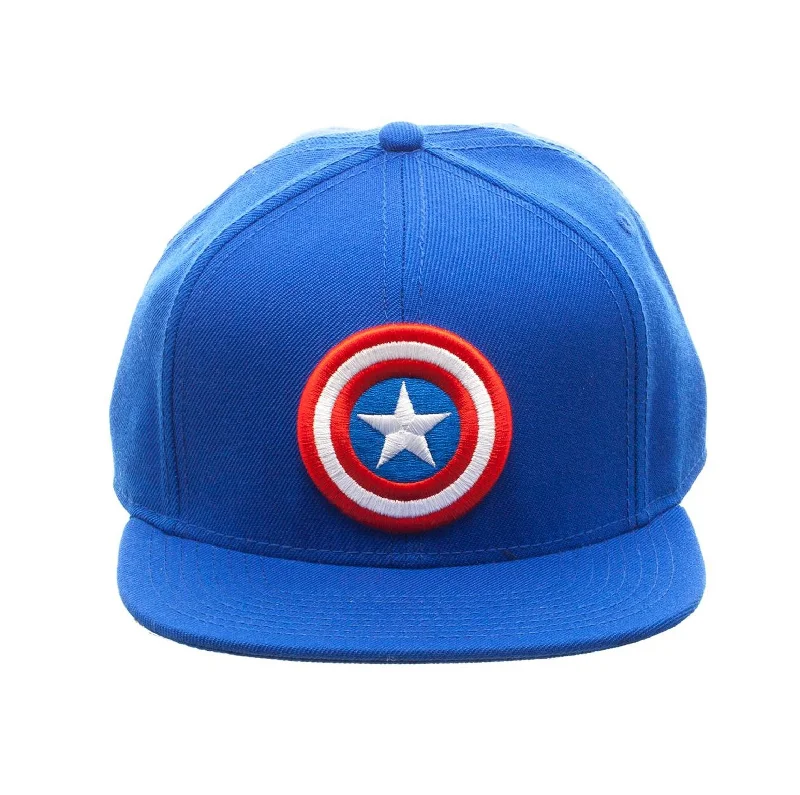 Bioworld Licensed Captain America Core Line Logo Blue Snapback Hat