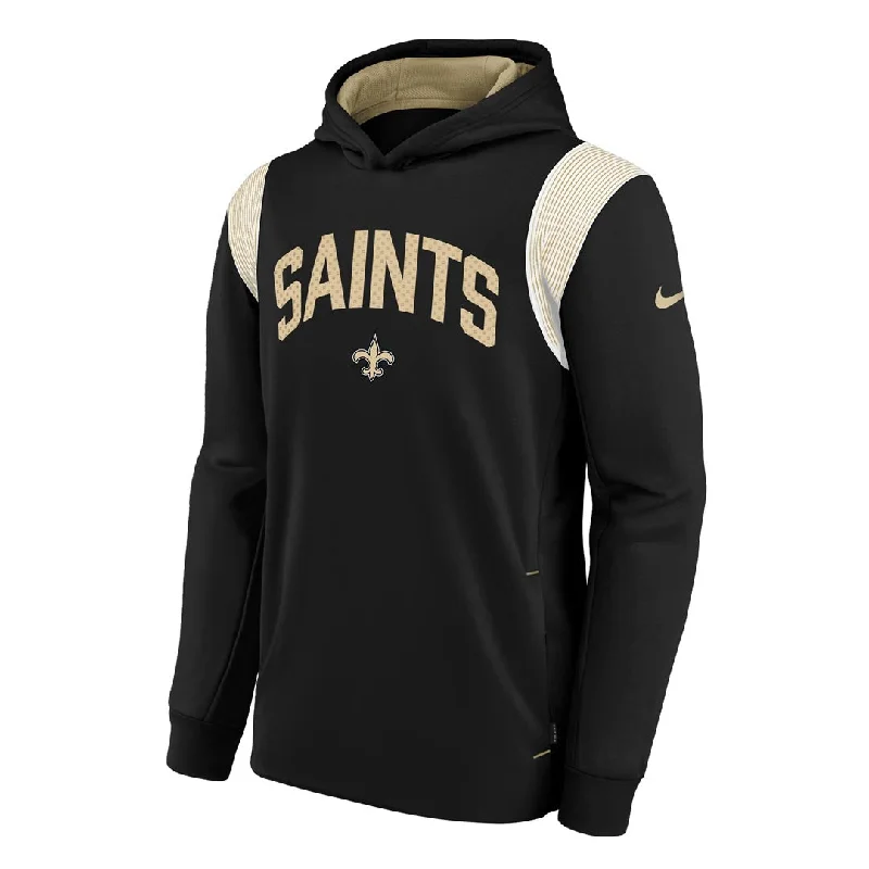 NFL - Kids' (Junior) New Orleans Saints Therma Fit Sideline Hoodie (HZ1B7FE9W SAI)