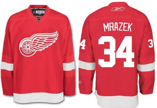 Mrazek Home Detroit Red Wings YOUTH Stitched Jersey