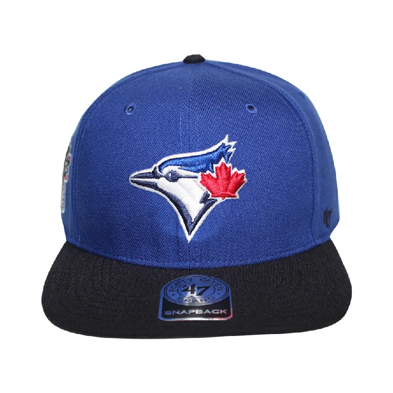 47 Brand Toronto Blue Jays Sure Shot Two Tone ’47 Captain Blue/Black Snapback Cap