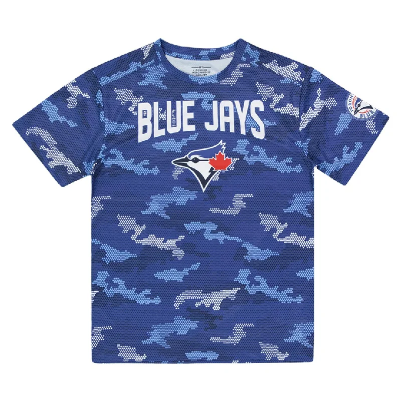 MLB - Kids' (Junior) Toronto Blue Jays Trainer Short Sleeve T-Shirt (HK3B7SC2Q TBJ)