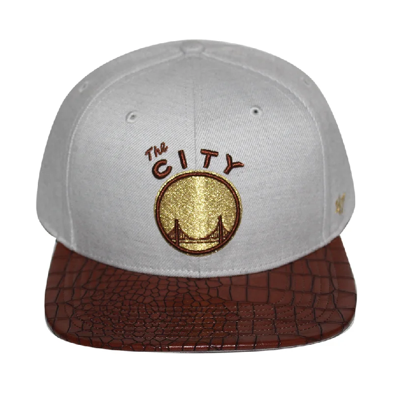 47 Brand Golden State Warriors “The City” Orinoco 47 Captain Grey/Brown/Gold Cap