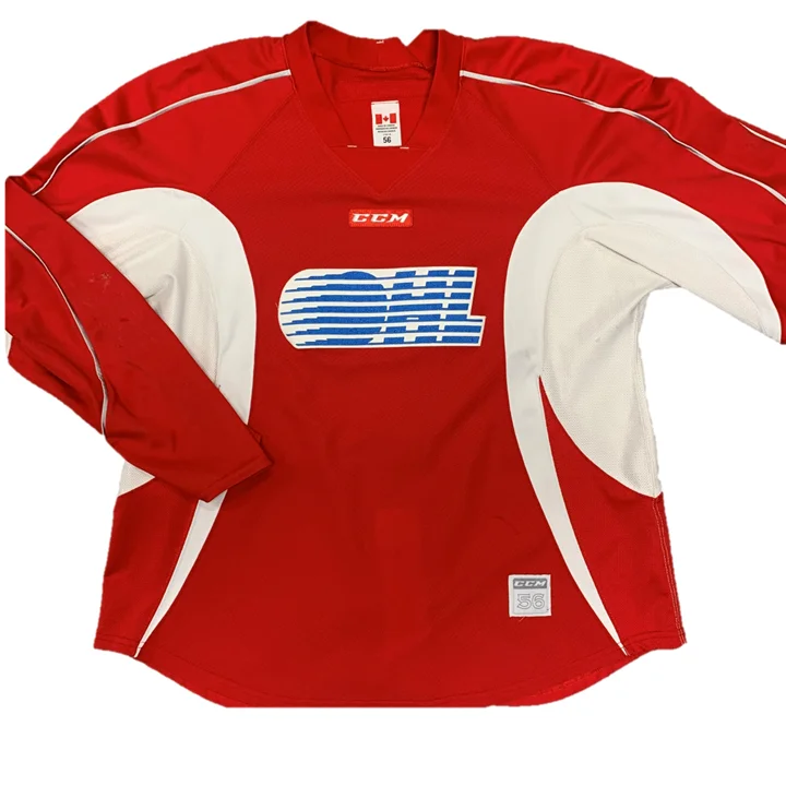 OHL - Used CCM Practice Jersey (Red)