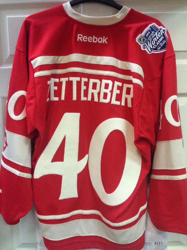 Zetterberg Detroit Red Wings 2014 Winter Classic Jersey Authentic