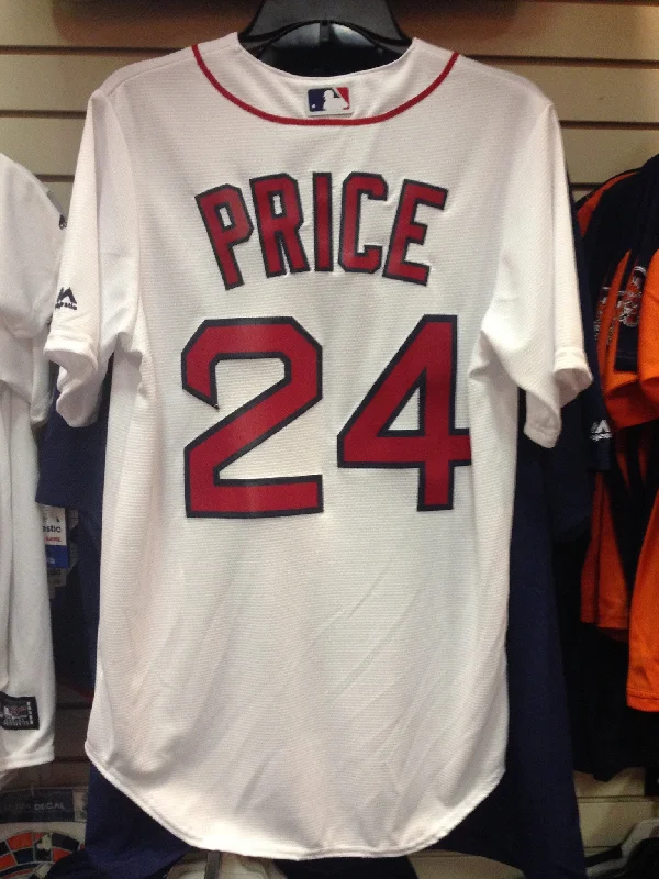 David Price Boston Red Sox Home White Majestic Cool Base Jersey STITCHED