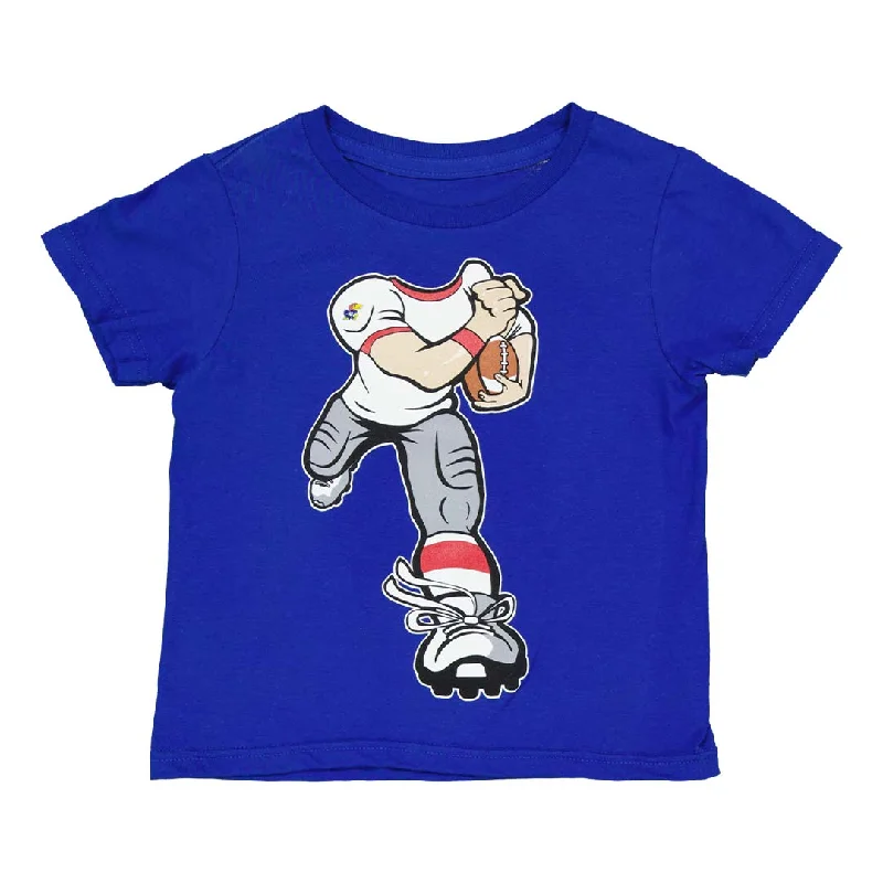 Kids' (Toddler) Kansas Jayhawks Cheerleader Short Sleeve T-Shirt (K4SAJ6R95)