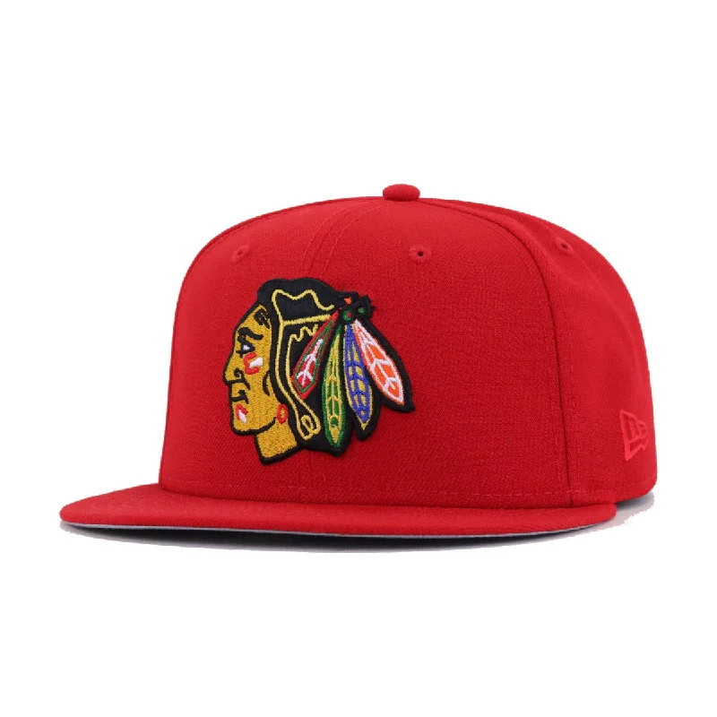 Chicago Blackhawks Scarlet New Era 59Fifty Fitted