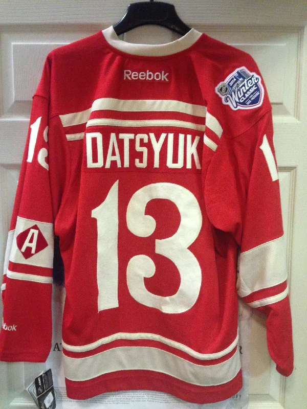 Datsyuk Detroit Red Wings 2014 Winter Classic Jersey Authentic