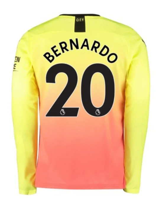 Bernardo Silva Long Sleeve 19/20 Third Jersey