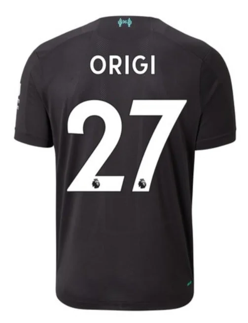 Divock Origi LFC 19/20 Third Jersey