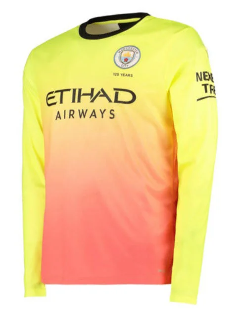 Man City Long Sleeve 19/20 Third Jersey